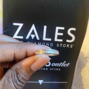 Zales Gold Ring with Timeless Elegance